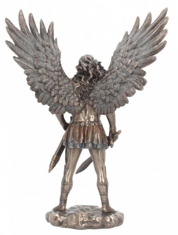 Photo of Archangel Michael Bronze Figurine