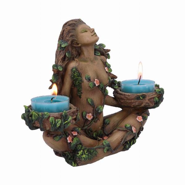 Photo #4 of product D5327S0 - Balance of Nature Female Tree Spirit Tealight Candle Holder