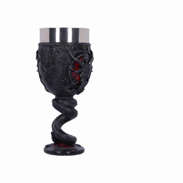 Photo #4 of product B4476N9 - Baphomet Sabbatic Goat Diety Goblet 16cm