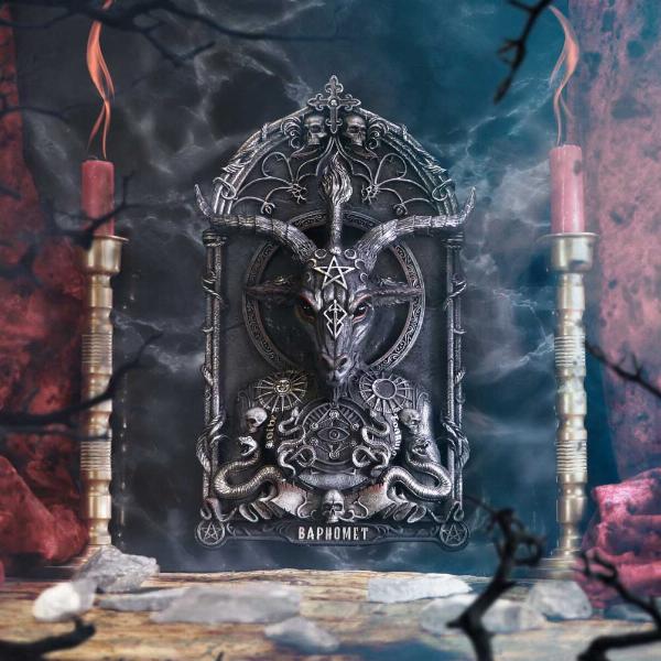 Photo #5 of product B6199W2 - Exclusive Baphomet's Invocation Wall Plaque 30.5cm