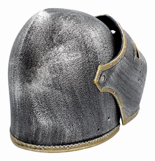 Photo #4 of product B4436N9 - Nemesis Now Silver Knight Bascinet Helmet (Pack of 3) 20.5cm