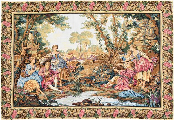 Phot of Boucher Hunting And Fishing Wall Tapestry