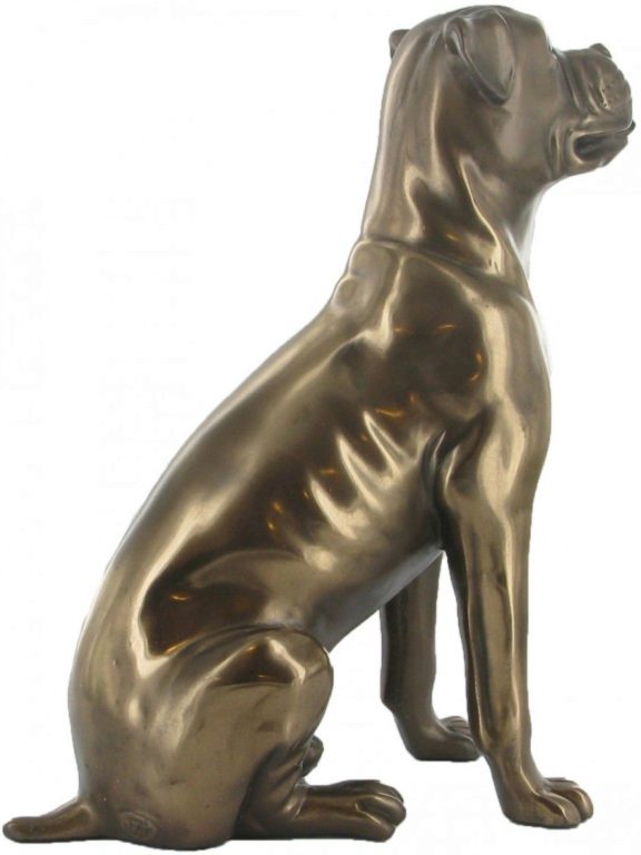 Photo of Boxer Bronze Sculpture