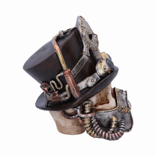 Photo #4 of product U4947R0 - Steampunk Breathe Easy Venetian Mask Skull Ornament