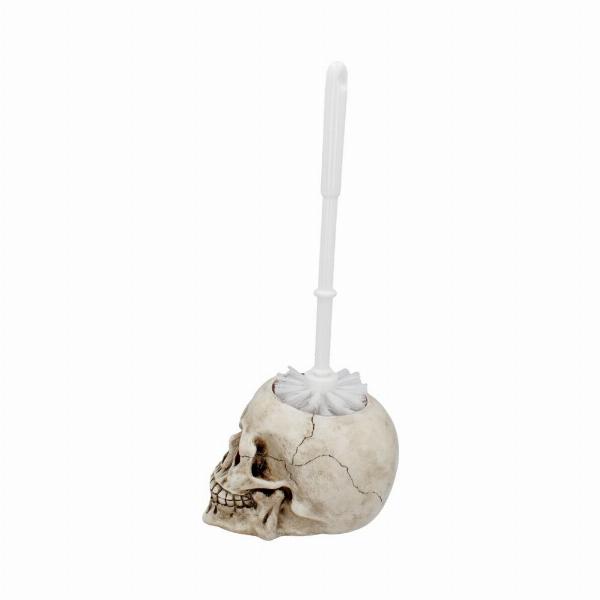 Photo #3 of product U4208M8 - Brush with Death  Skull Toilet Brush Holder 16.4cm