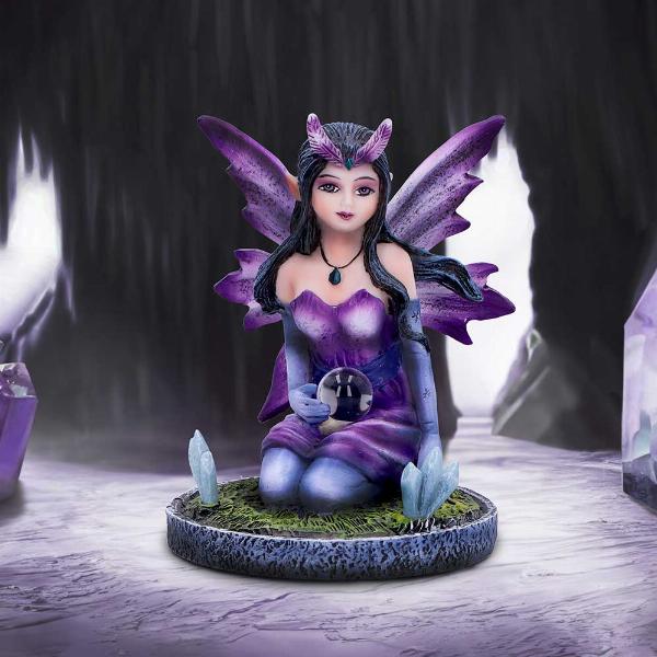 Photo #5 of product D6782B24 - Violet Purple Crystal Fairy Figurine