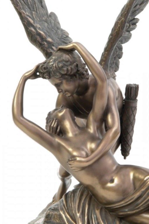 Photo of Cupid and Psyche Bronze Statue