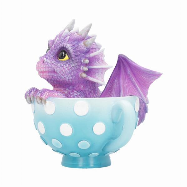 Photo #2 of product B4342M8 - Cutieling Figurine Cute Dragon in a Teacup Ornament