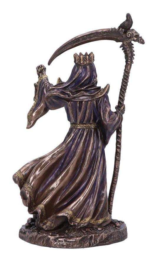 Photo #3 of product D6888C24 - Deathly Crown King Skeletal Reaper Figurine