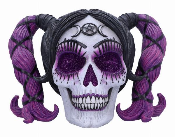 Photo #2 of product B6589Y3 - Drop Dead Gorgeous - Myths and Magic Voodoo Doll Skull