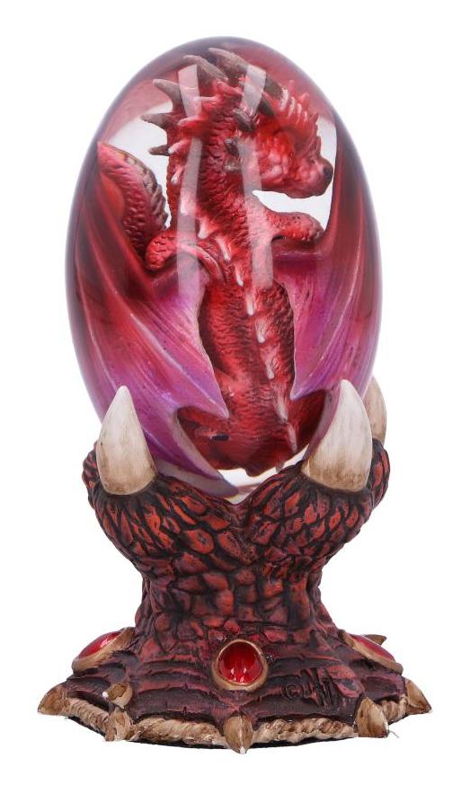 Photo #3 of product B6907C24 - Elemental Dragonlings - Fire Dragon in Clear Egg