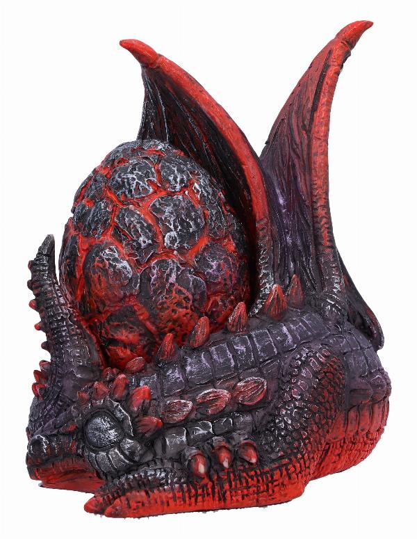 Photo #2 of product D6544Y3 - Ember Fire Dragon Figurine