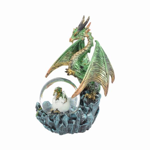 Photo #2 of product U4499N9 - Emerald Oracle Green Dragon Fortune Seer Figurine 19cm