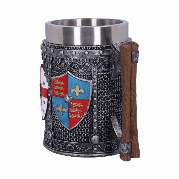 Photo #2 of product B2405G6 - English Shield and Sigil Tankard 13.5cm