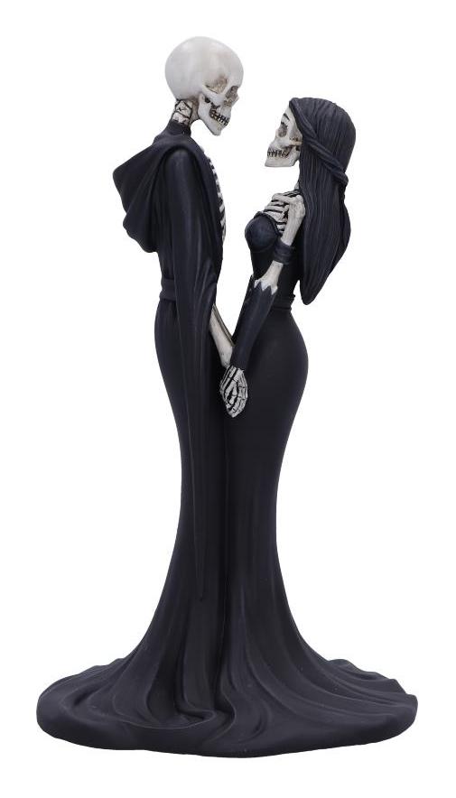 Photo #1 of product B6460X3 - Eternal Vow Gothic Skeletons Figurine 24cm