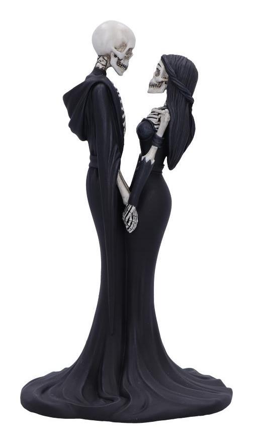 Photo #1 of product B6460X3 - Eternal Vow Gothic Skeletons Figurine 24cm