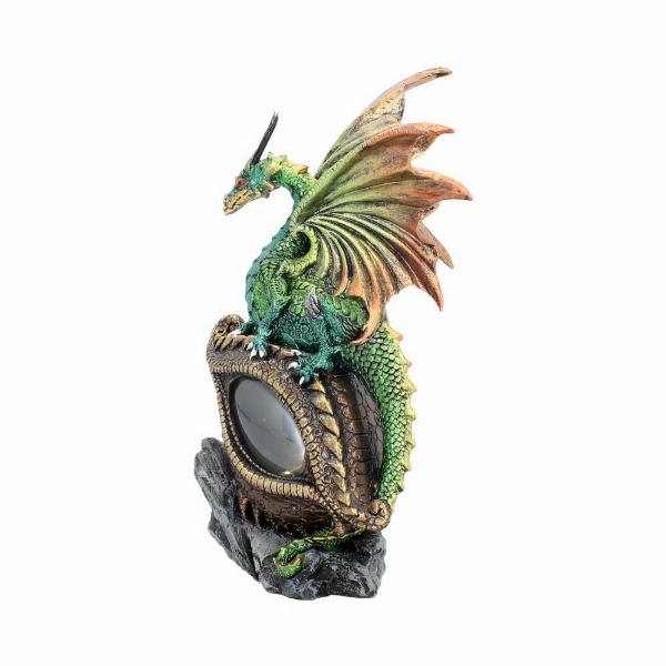 Photo #2 of product U2023F6 - Emerald Green Eye Of The Dragon Light Up Figurine