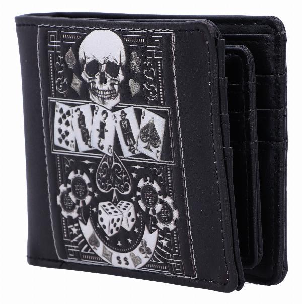 Photo #2 of product C6573Y3 - Feeling Lucky? Gothic Skull Wallet