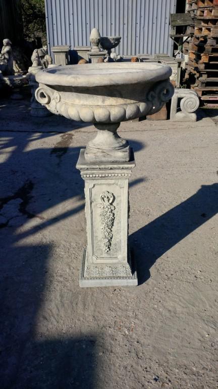 Photo of Floral Stone Plinth