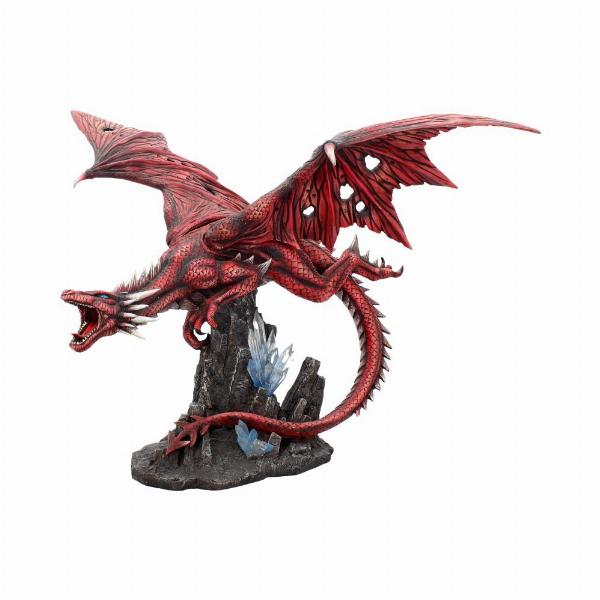 Photo #5 of product D1223D5 - Fraener's Wrath Large Red Dragon Figurine