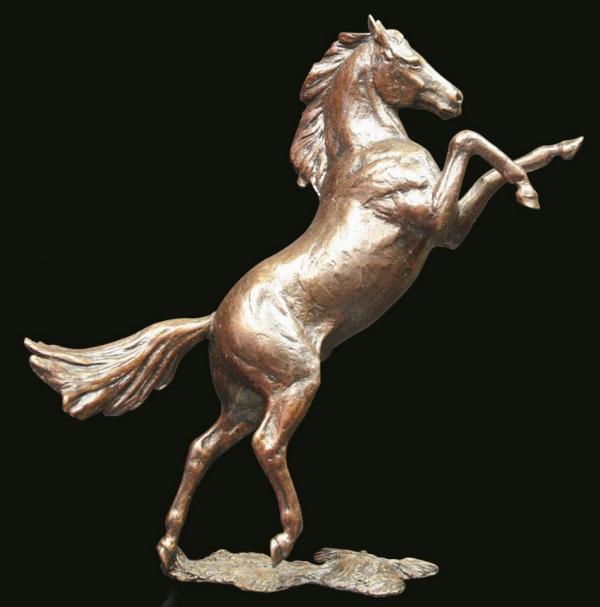Photo of Freedom Solid Bronze Horse Figurine (Limited Edition) Michael Simpson