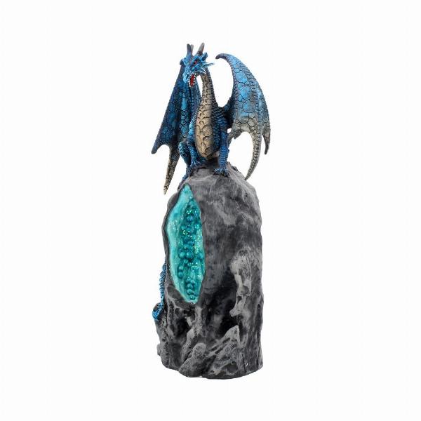 Photo #2 of product U2470G6 - Frostwing's Gateway Figurine Blue Dragon Crystal Light Up Ornament