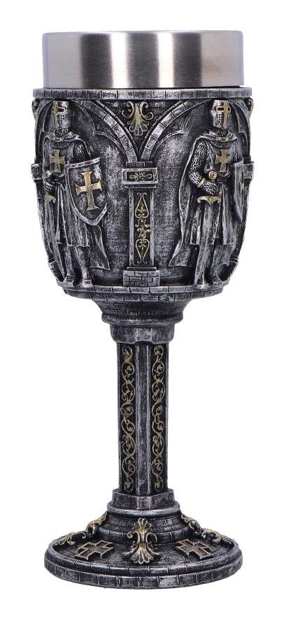 Photo #4 of product U6875C24 - Galant Medieval Knight Metallic Goblet
