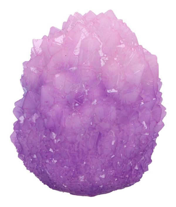 Photo #4 of product U6706A24 - Geode Nest (Green) Illuminating Figurine