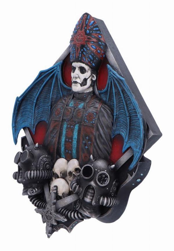 Photo #3 of product B6661B24 - Ghost Papa Emeritus IV Gothic Wall Plaque