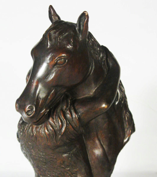 Photo of Girl And Pony Bronze Sculpture