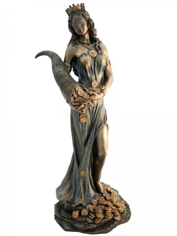 Photo of Goddess Fortuna Bronze Figurine Tykhe 29 cm