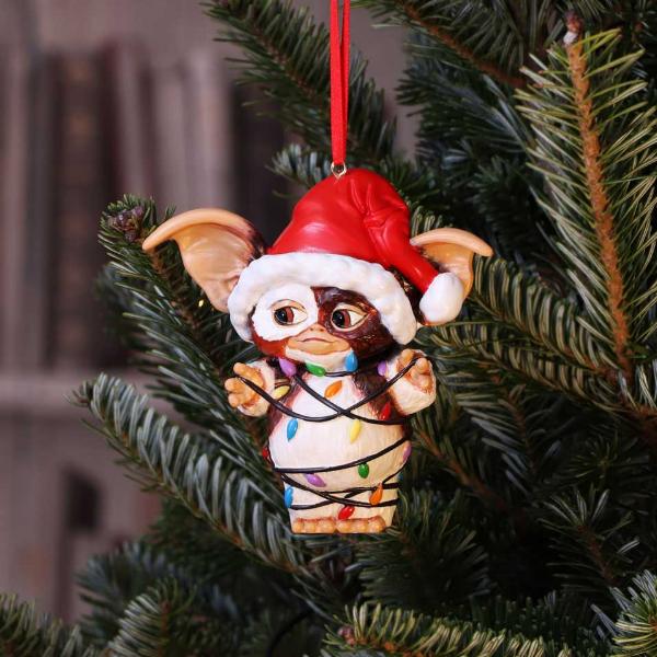 Photo #5 of product B5587T1 - Gremlins Gizmo in Fairy Lights Hanging Festive Decorative Ornament