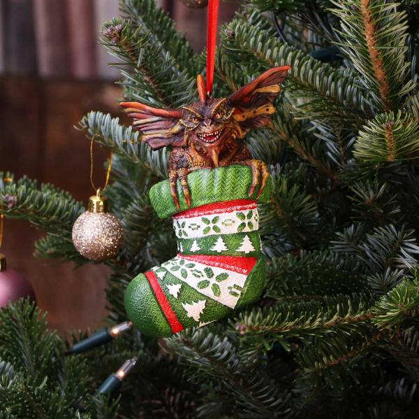 Photo #5 of product B5591T1 - Gremlins Mohawk in Stocking Hanging Festive Decorative Ornament