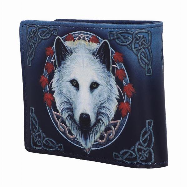 Photo #4 of product B5250S0 - Lisa Parker Guardian of the Fall White Autumn Wolf Wallet
