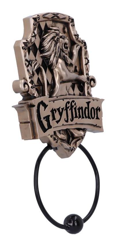 Photo #4 of product B6306X3 - Officially Licensed Harry Potter Gryffindor Crest Door Knocker Bronze 24.5cm