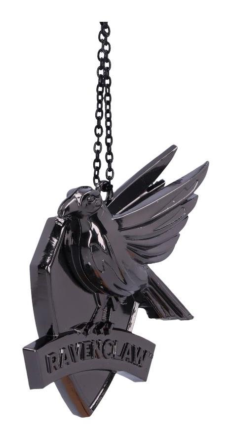 Photo #4 of product B6483X3 - Harry Potter Ravenclaw Crest Silver Weighted Hanging Ornament 7cm