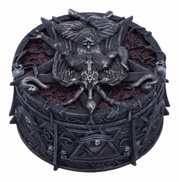 Photo #3 of product B6828C24 - Hoard of the Baphomet Trinket Box