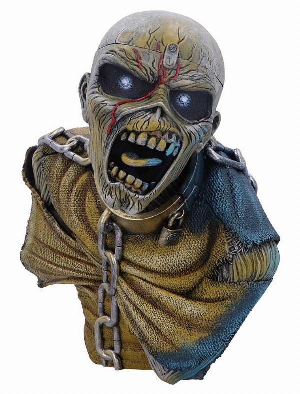 Photo #1 of product B6419X3 - Iron Maiden Piece of Mind Eddie Bust Box (Small) 12cm