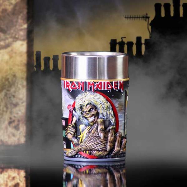 Photo #5 of product B5370S0 - Officially Licensed Iron Maiden The Killers Eddie Album Shot Glass