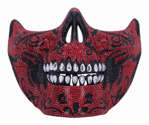 Photo #1 of product D7111B25 - Fancy Dress Jewelled Masquerade Mask Cosplay (Red)