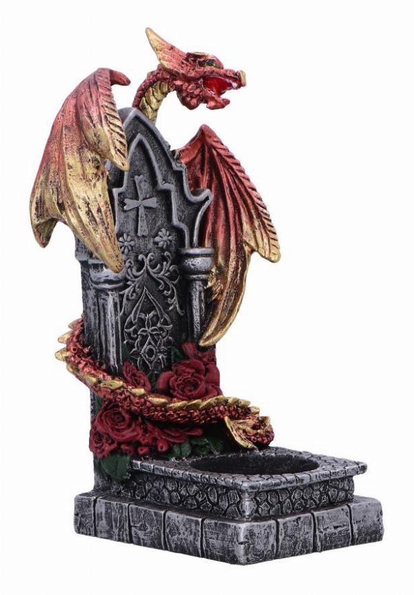Photo #4 of product U7052M25 - Light of the Dragon Red Ornamental Tealight Holder