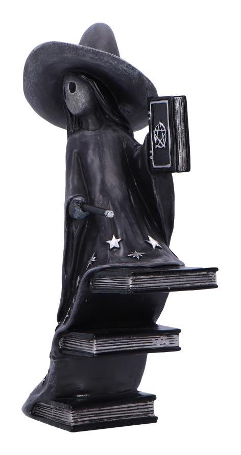Photo #4 of product B6936C24 - Little Souls Luna Witch with Books Figurine