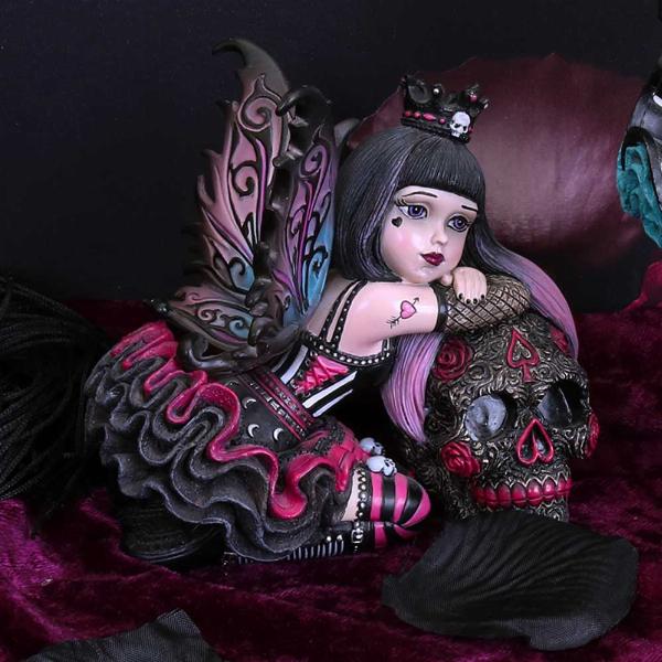 Photo #5 of product B2771G6 - Little Shadows Lolita Figurine Gothic Fairy and Sugar Skull Ornament