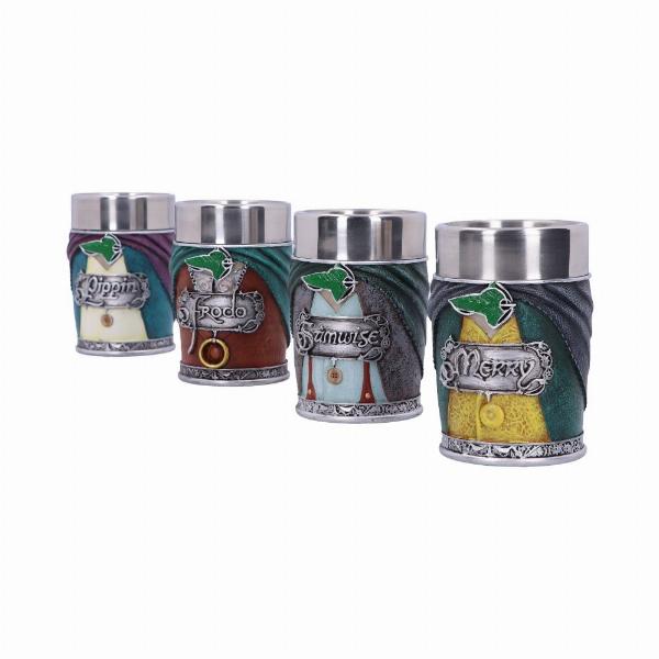 Photo #3 of product B5892V2 - Officially Licensed Lord of the Rings Hobbit Shot Glass Set