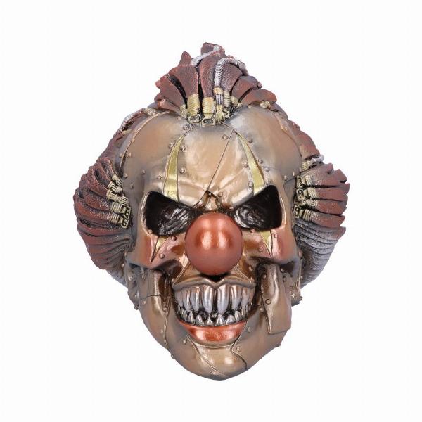Photo #2 of product U5276S0 - Mechanical Laughter Horror Steampunk Clown Skull Ornament