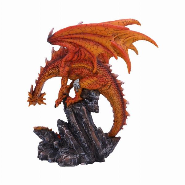 Photo #2 of product U5077R0 - Mikan Burnt Orange Dragon Figurine