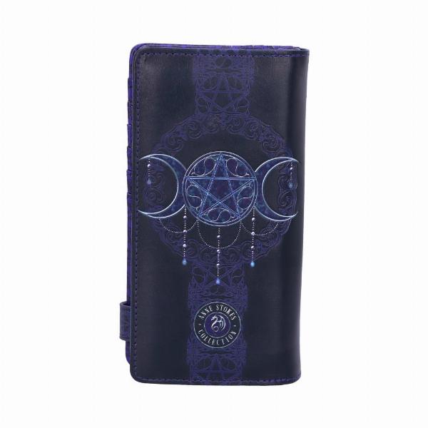 Photo #3 of product B6128W2 - Anne Stokes Moon Witch Embossed Purse 18.5cm