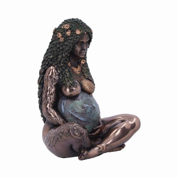 Photo #4 of product E5777U1 - Mini Bronze Mother Earth Art Figurine 8.5cm
