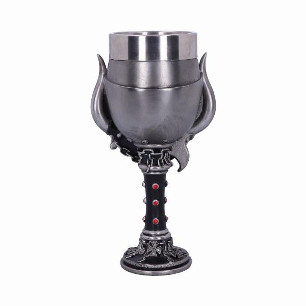 Photo #3 of product B5344S0 - Officially Licensed Motorhead Snaggletooth Warpig Goblet Glass