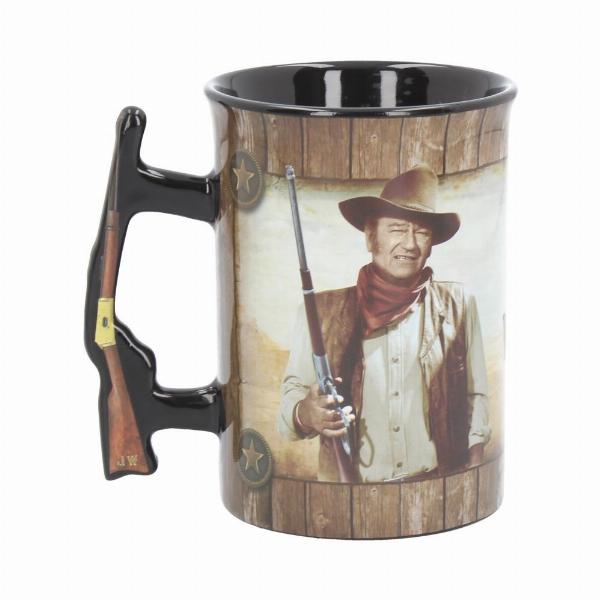 Photo #4 of product C3624J7 - Officially Licensed John Wayne Mug- A Mans Gotta Do